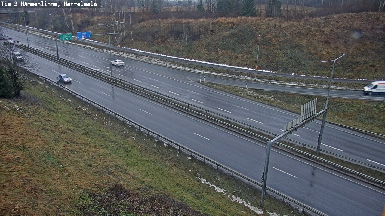 Weather Camera Image Väg 3 Tavastehus, Hattelmala, Hämeenlinna, Kanta-Häme
