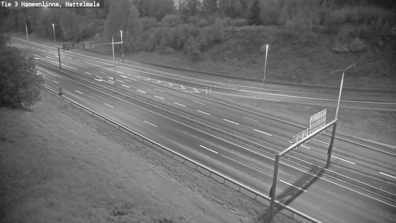 Weather Camera Image Road 3 Hämeenlinna, Hattelmala, Hämeenlinna, Kanta-Häme