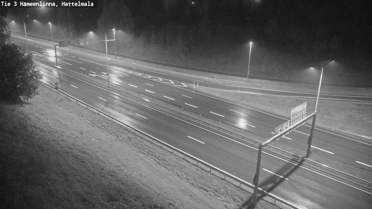 Weather Camera Image Road 3 Hämeenlinna, Hattelmala, Hämeenlinna, Kanta-Häme