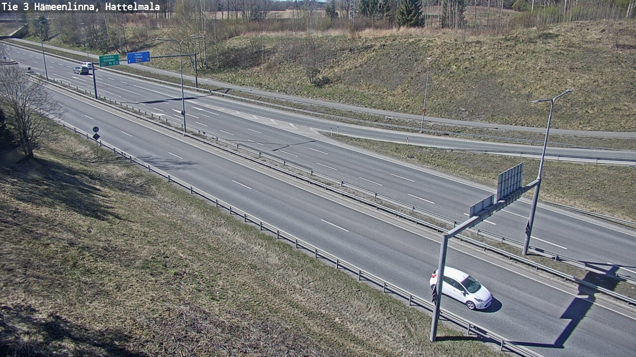 Weather Camera Image Road 3 Hämeenlinna, Hattelmala, Hämeenlinna, Kanta-Häme