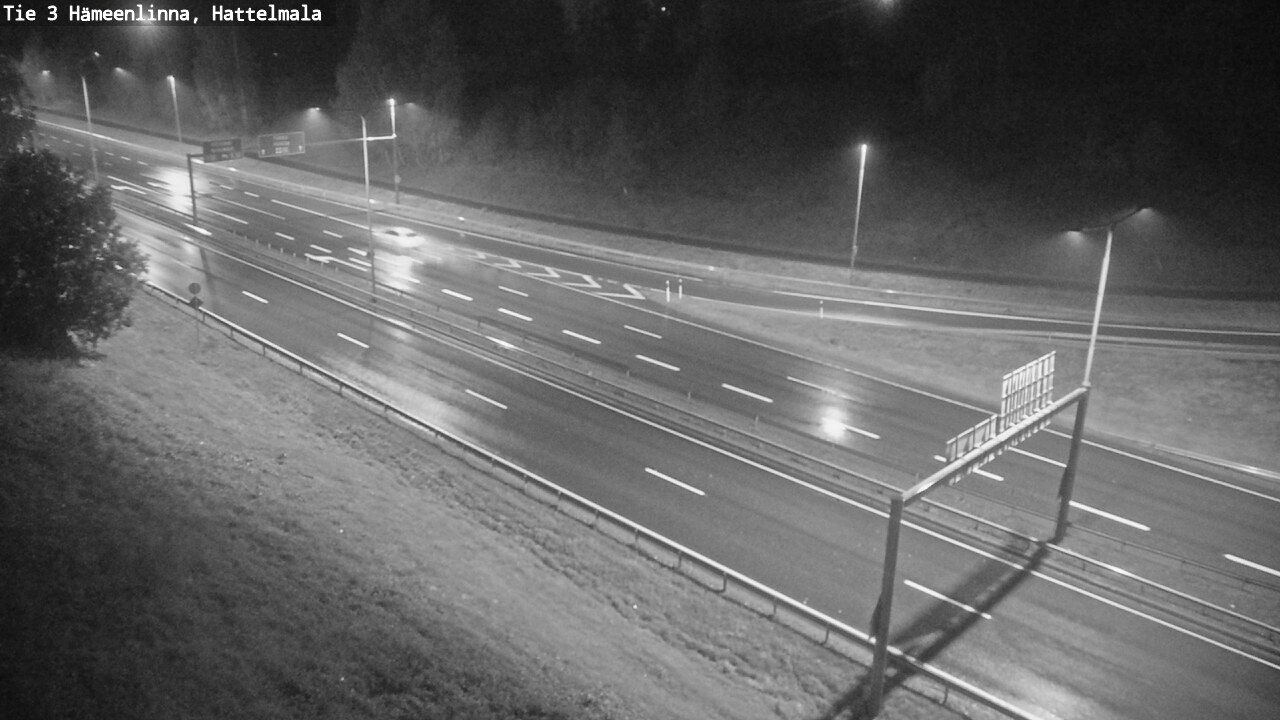 Weather Camera Image Road 3 Hämeenlinna, Hattelmala, Hämeenlinna, Kanta-Häme