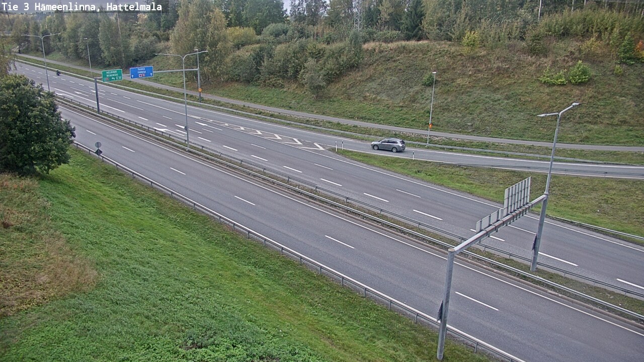 Weather Camera Image Road 3 Hämeenlinna, Hattelmala, Hämeenlinna, Kanta-Häme
