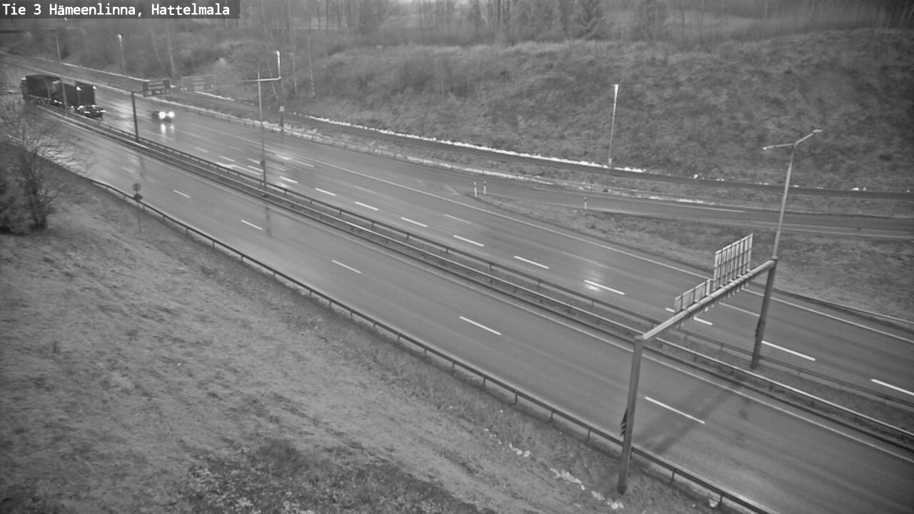 Weather Camera Image Road 3 Hämeenlinna, Hattelmala, Hämeenlinna, Kanta-Häme