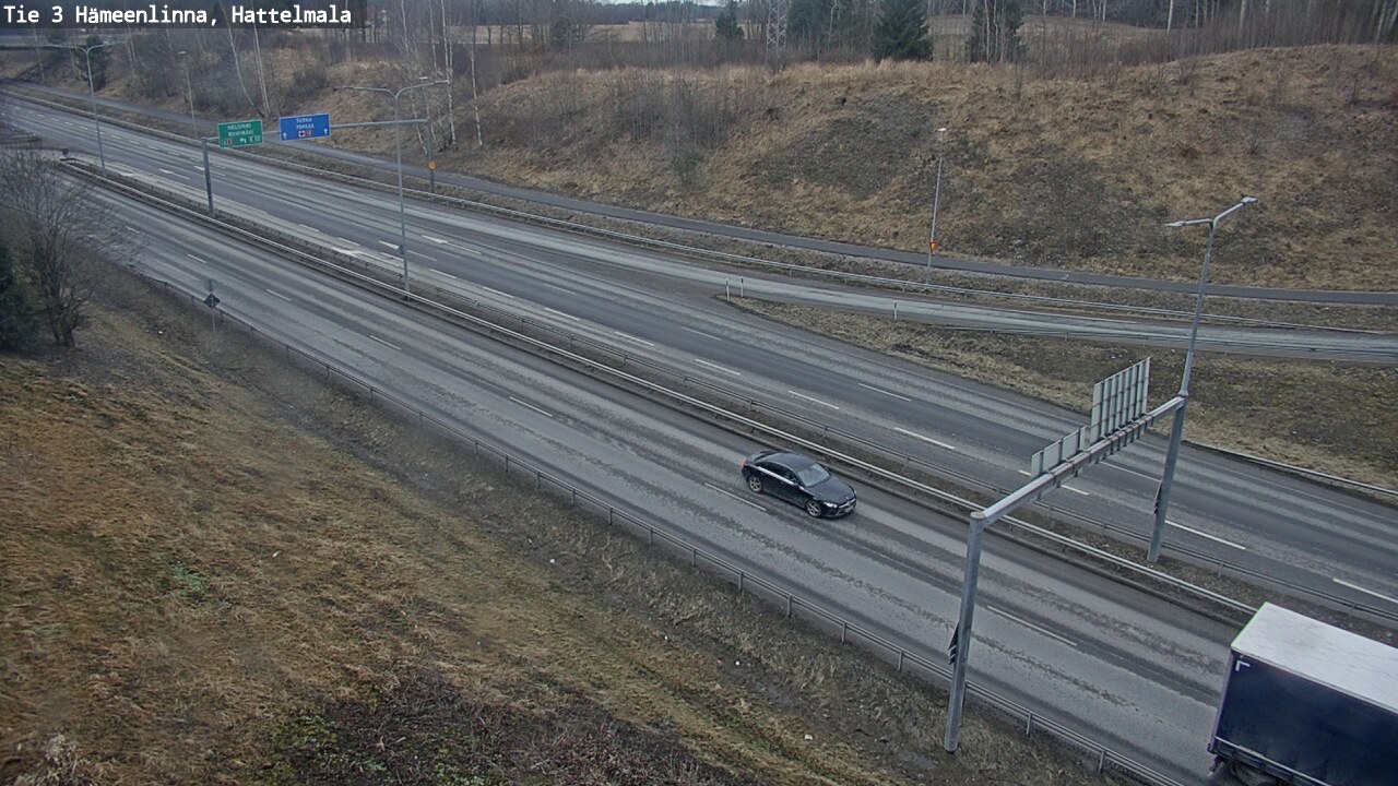 Weather Camera Image Väg 3 Tavastehus, Hattelmala, Hämeenlinna, Kanta-Häme
