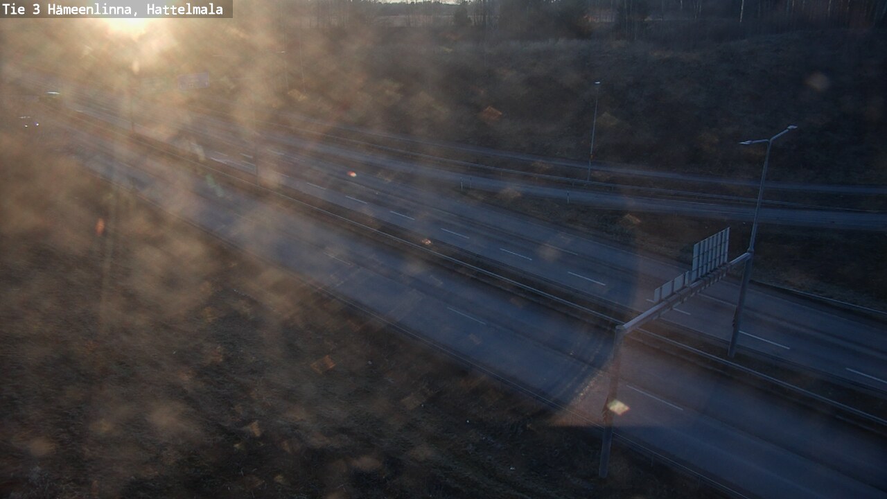 Weather Camera Image Road 3 Hämeenlinna, Hattelmala, Hämeenlinna, Kanta-Häme
