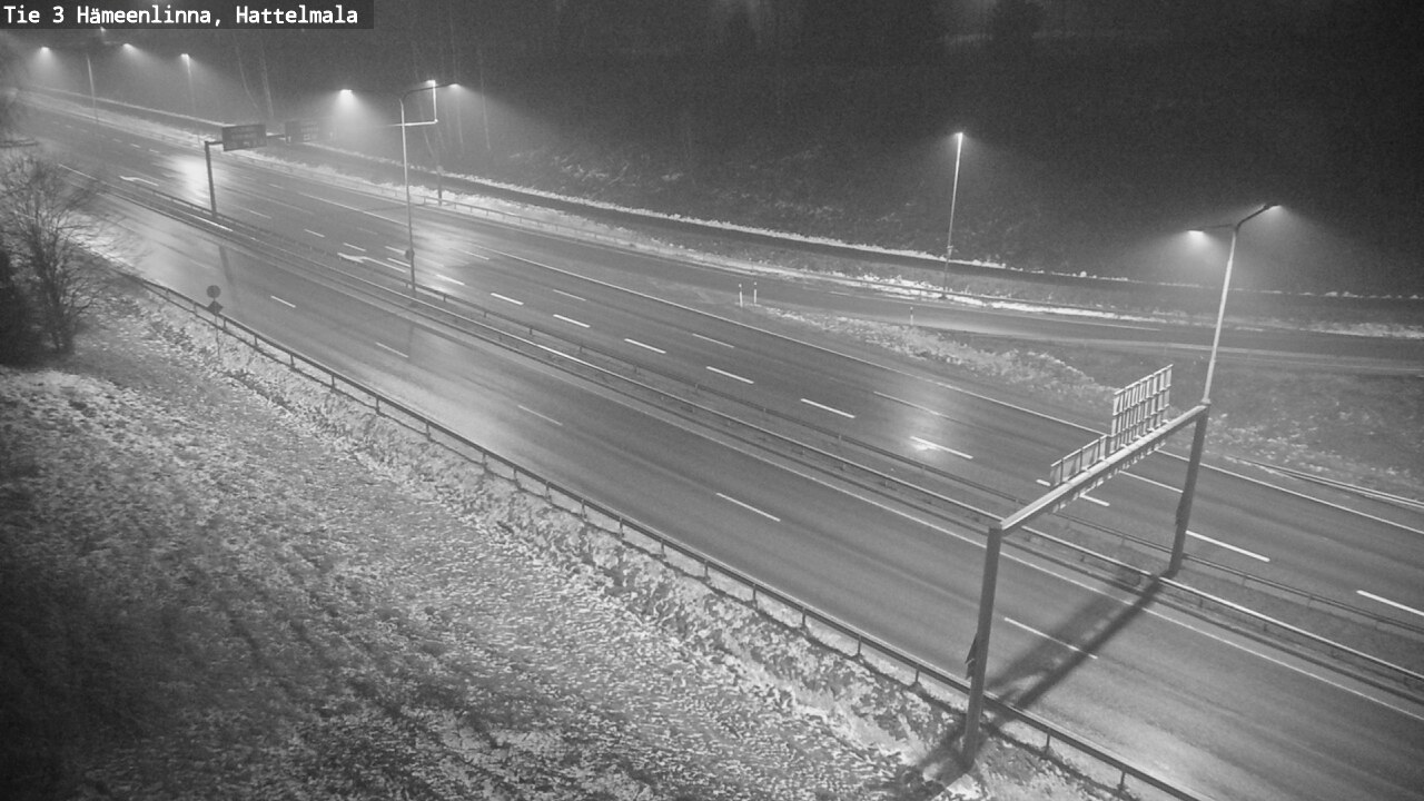 Weather Camera Image Väg 3 Tavastehus, Hattelmala, Hämeenlinna, Kanta-Häme