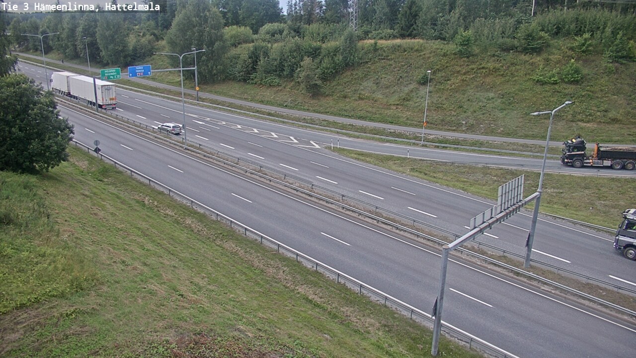 Weather Camera Image Road 3 Hämeenlinna, Hattelmala, Hämeenlinna, Kanta-Häme