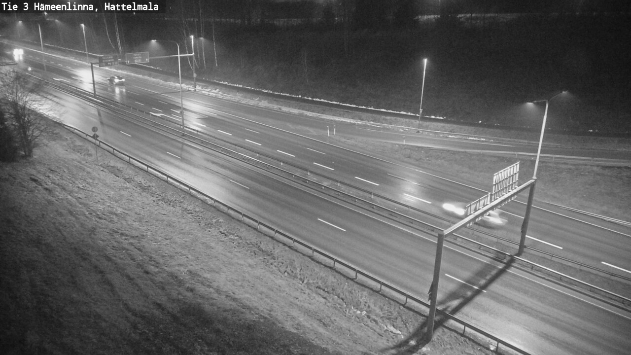Weather Camera Image Road 3 Hämeenlinna, Hattelmala, Hämeenlinna, Kanta-Häme