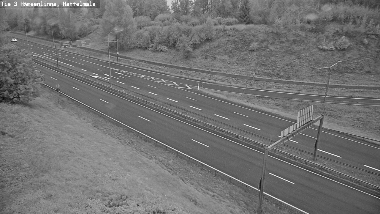 Weather Camera Image Road 3 Hämeenlinna, Hattelmala, Hämeenlinna, Kanta-Häme