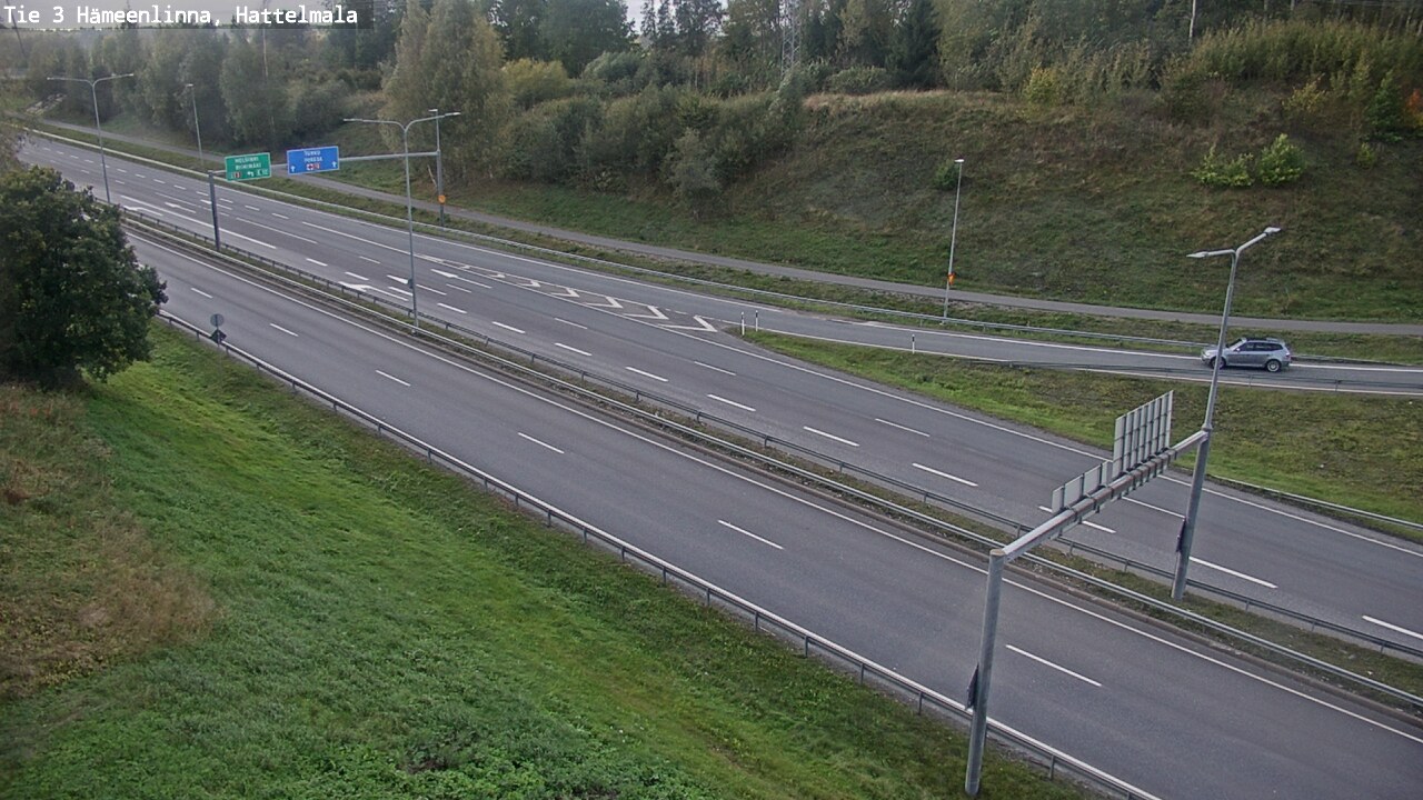 Weather Camera Image Road 3 Hämeenlinna, Hattelmala, Hämeenlinna, Kanta-Häme
