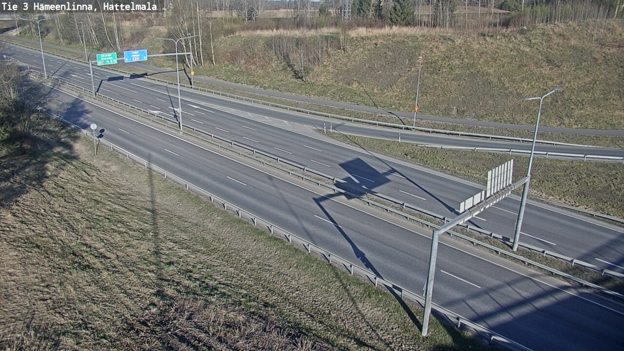 Weather Camera Image Väg 3 Tavastehus, Hattelmala, Hämeenlinna, Kanta-Häme