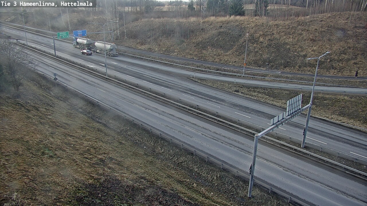 Weather Camera Image Väg 3 Tavastehus, Hattelmala, Hämeenlinna, Kanta-Häme