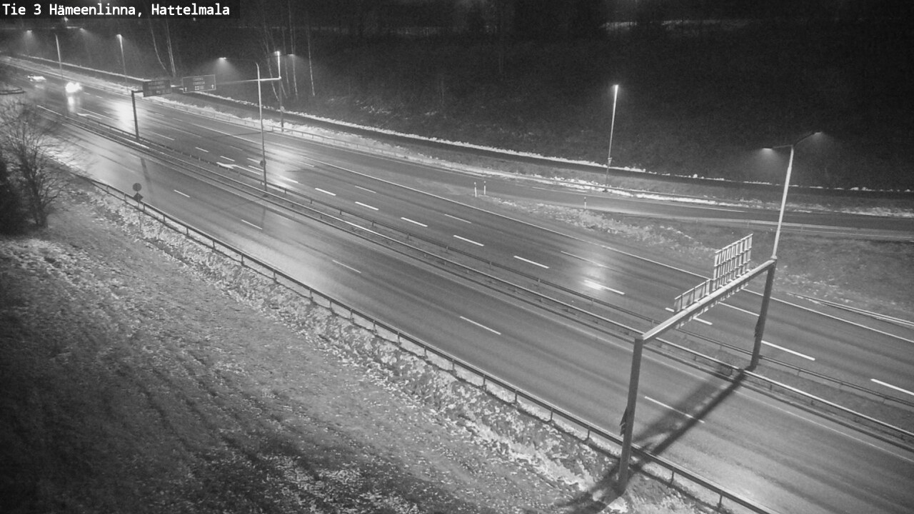 Weather Camera Image Väg 3 Tavastehus, Hattelmala, Hämeenlinna, Kanta-Häme