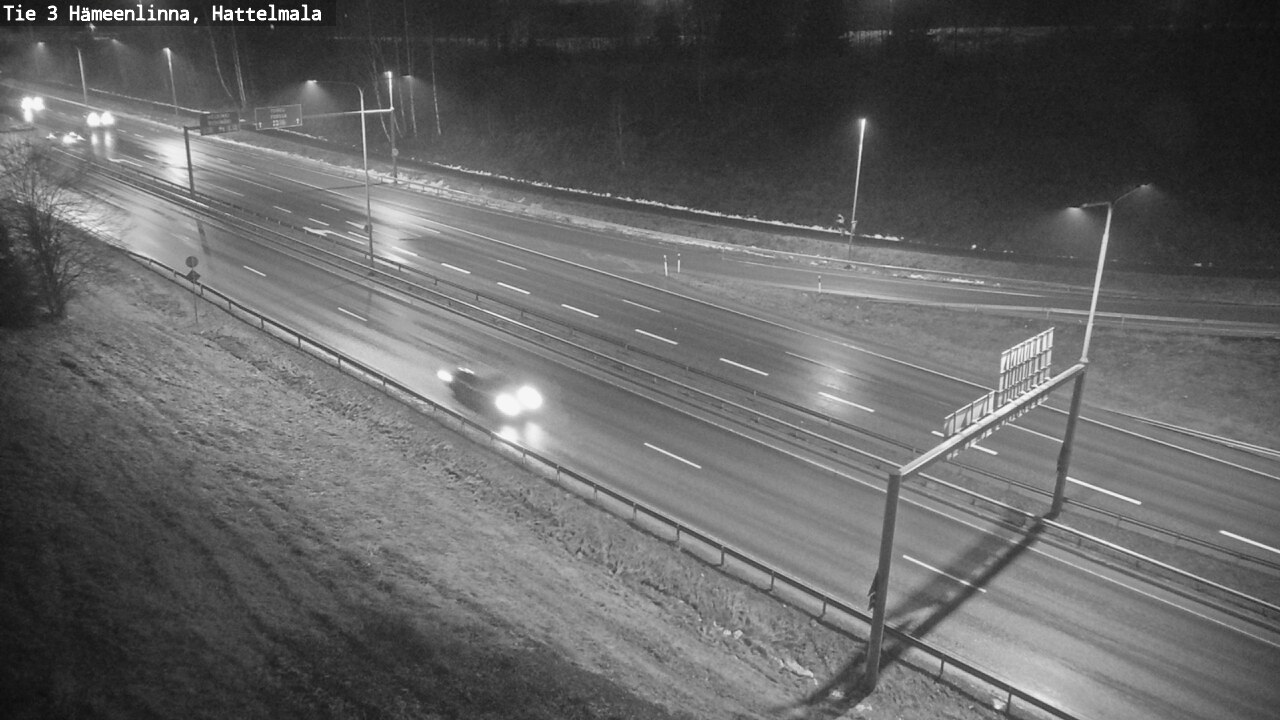 Weather Camera Image Road 3 Hämeenlinna, Hattelmala, Hämeenlinna, Kanta-Häme