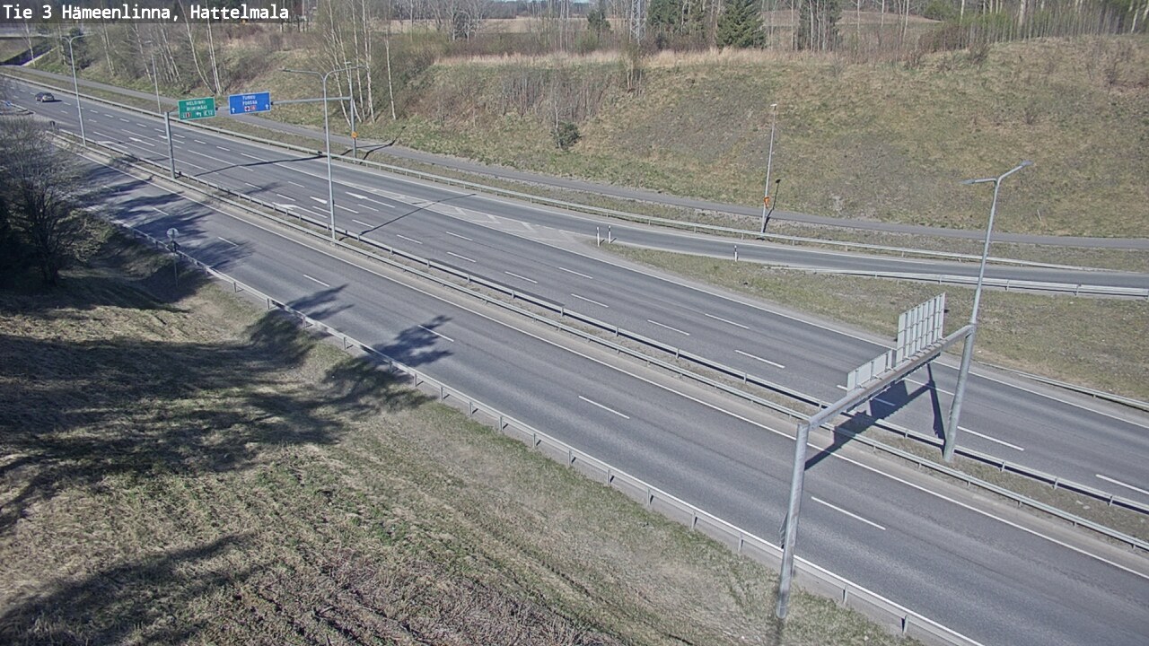 Kelikamerat Kuva Tie 3 Hämeenlinna, Hattelmala, Hämeenlinna, Kanta-Häme