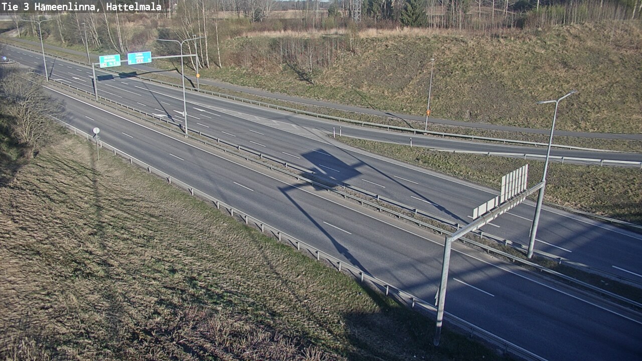 Weather Camera Image Väg 3 Tavastehus, Hattelmala, Hämeenlinna, Kanta-Häme