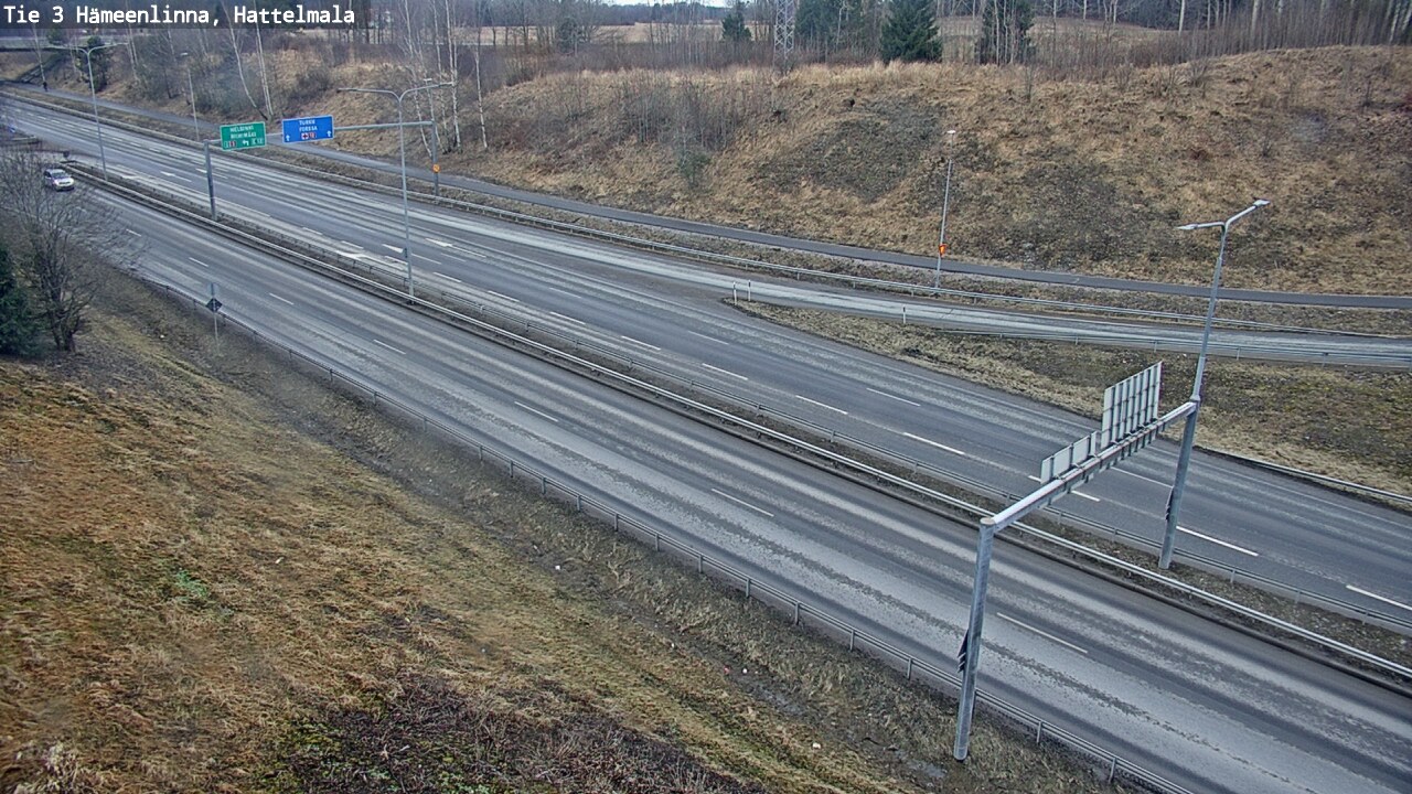Weather Camera Image Väg 3 Tavastehus, Hattelmala, Hämeenlinna, Kanta-Häme