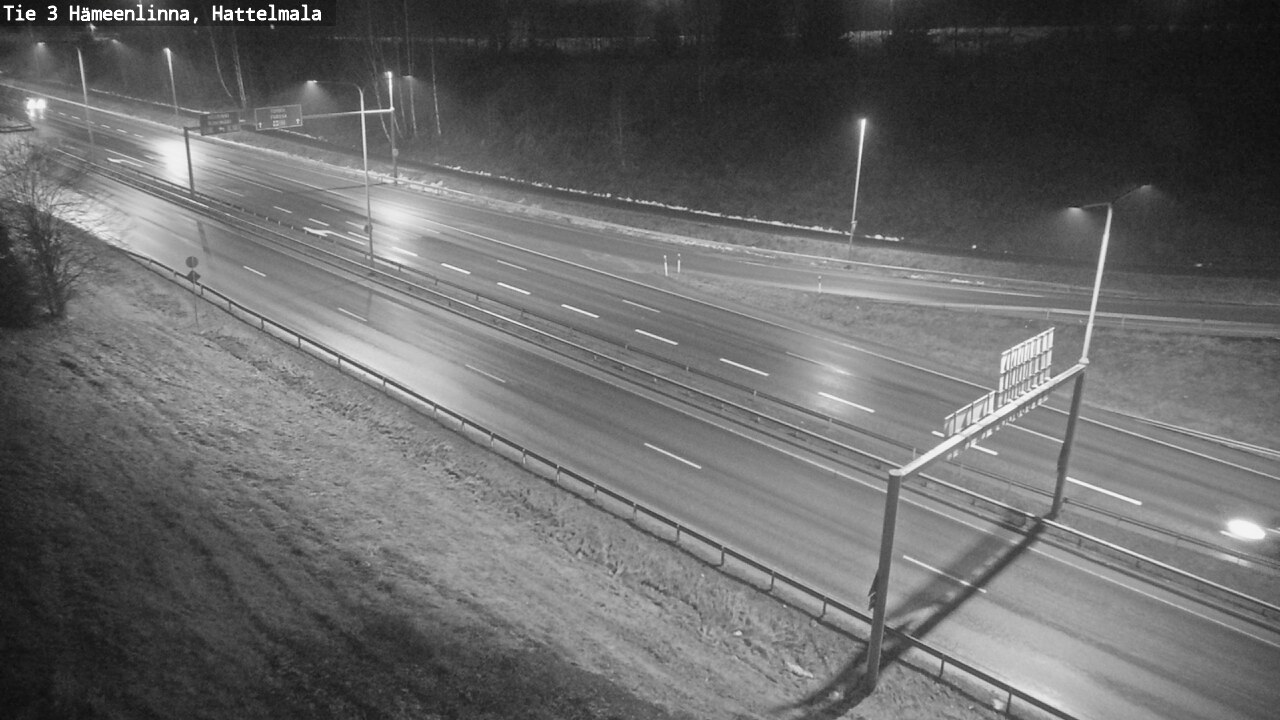 Weather Camera Image Road 3 Hämeenlinna, Hattelmala, Hämeenlinna, Kanta-Häme