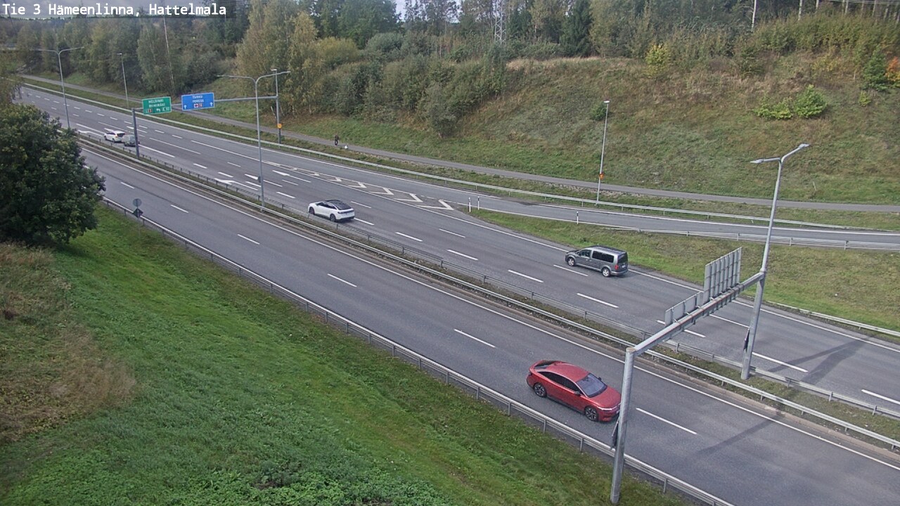 Kelikamerat Kuva Tie 3 Hämeenlinna, Hattelmala, Hämeenlinna, Kanta-Häme