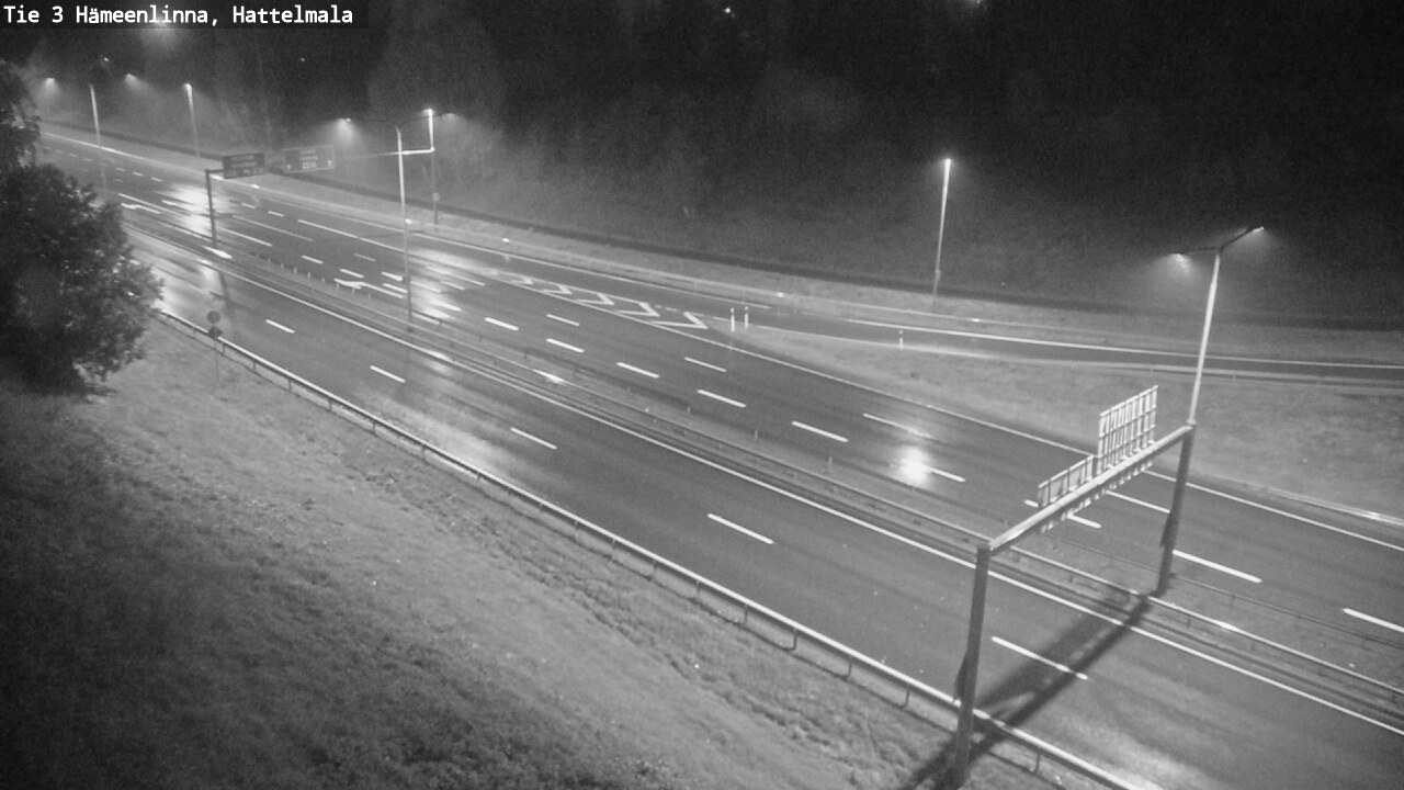 Weather Camera Image Road 3 Hämeenlinna, Hattelmala, Hämeenlinna, Kanta-Häme