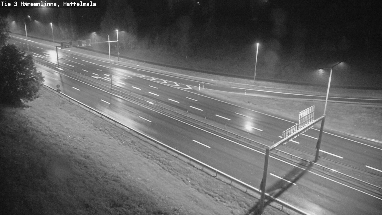 Weather Camera Image Road 3 Hämeenlinna, Hattelmala, Hämeenlinna, Kanta-Häme