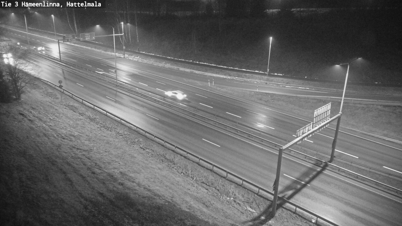 Weather Camera Image Road 3 Hämeenlinna, Hattelmala, Hämeenlinna, Kanta-Häme