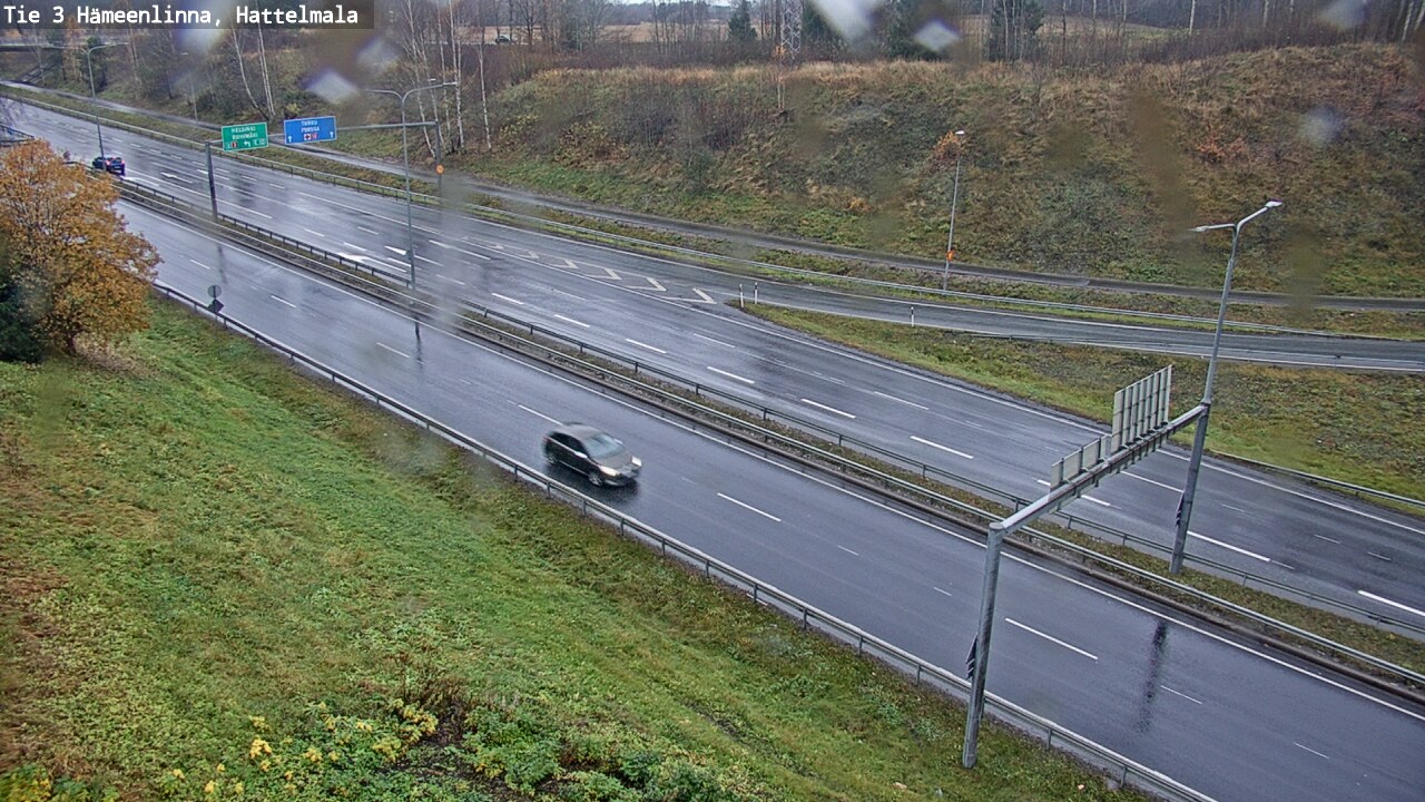 Weather Camera Image Väg 3 Tavastehus, Hattelmala, Hämeenlinna, Kanta-Häme