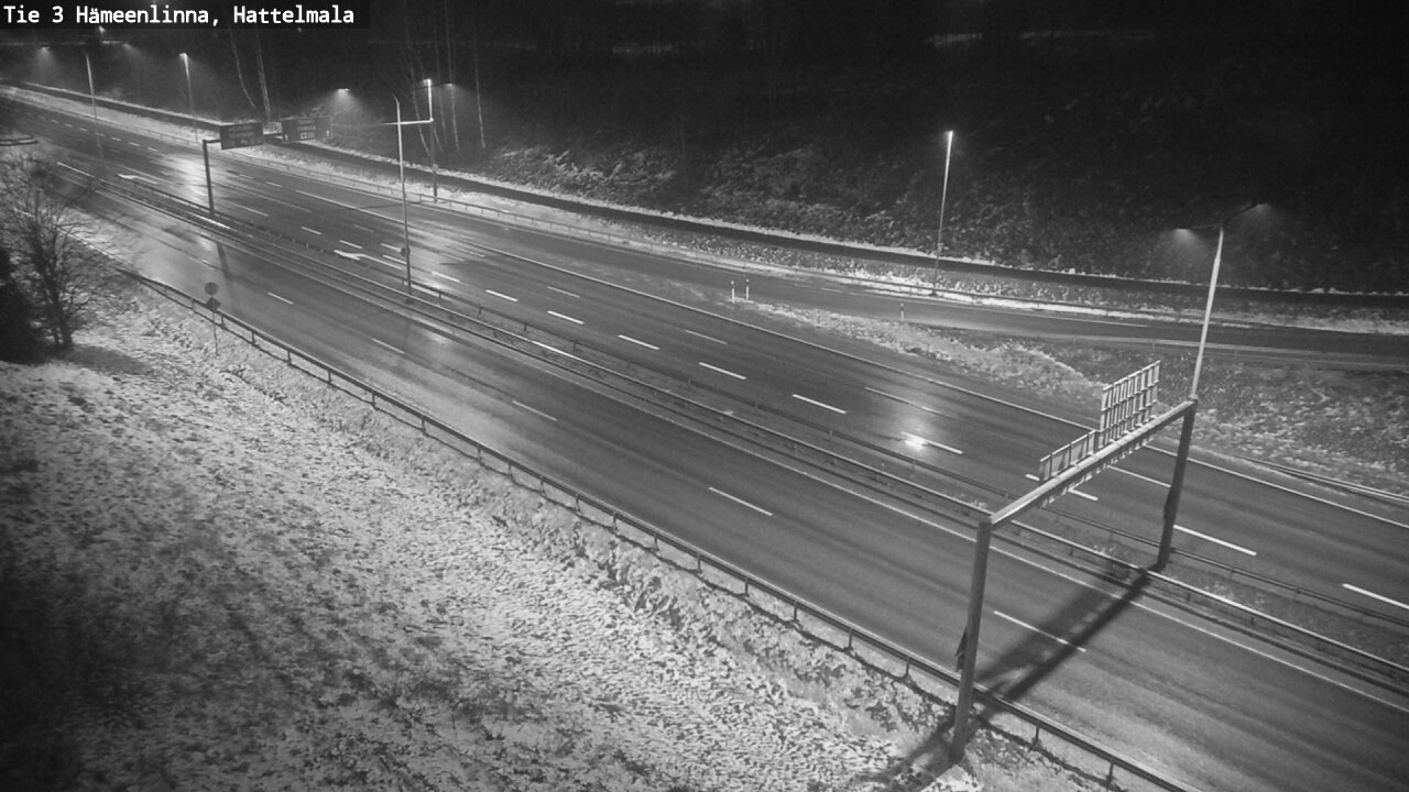 Weather Camera Image Väg 3 Tavastehus, Hattelmala, Hämeenlinna, Kanta-Häme