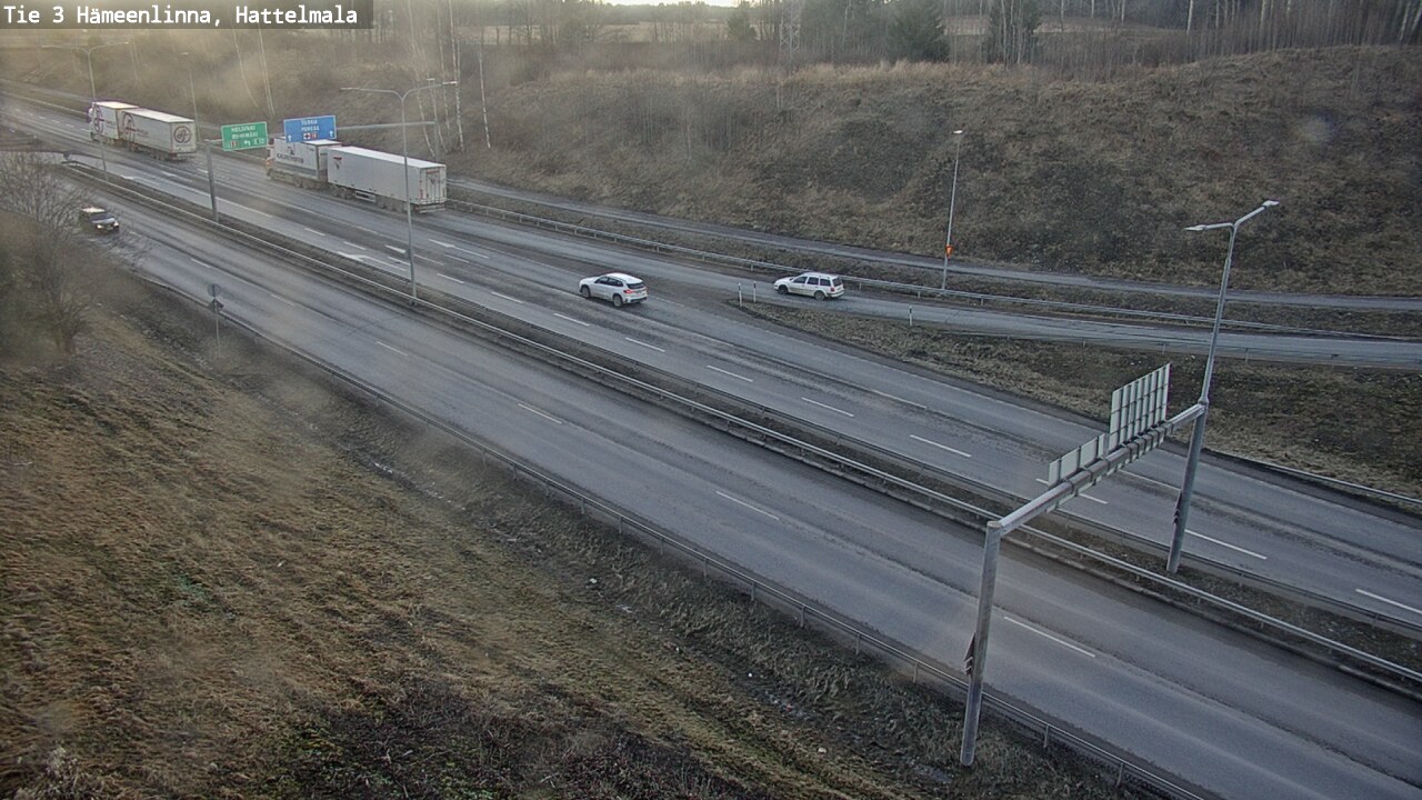 Weather Camera Image Road 3 Hämeenlinna, Hattelmala, Hämeenlinna, Kanta-Häme