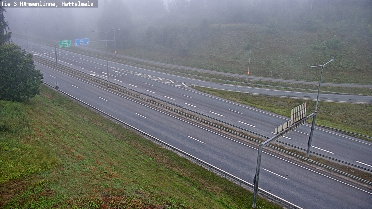 Weather Camera Image Road 3 Hämeenlinna, Hattelmala, Hämeenlinna, Kanta-Häme