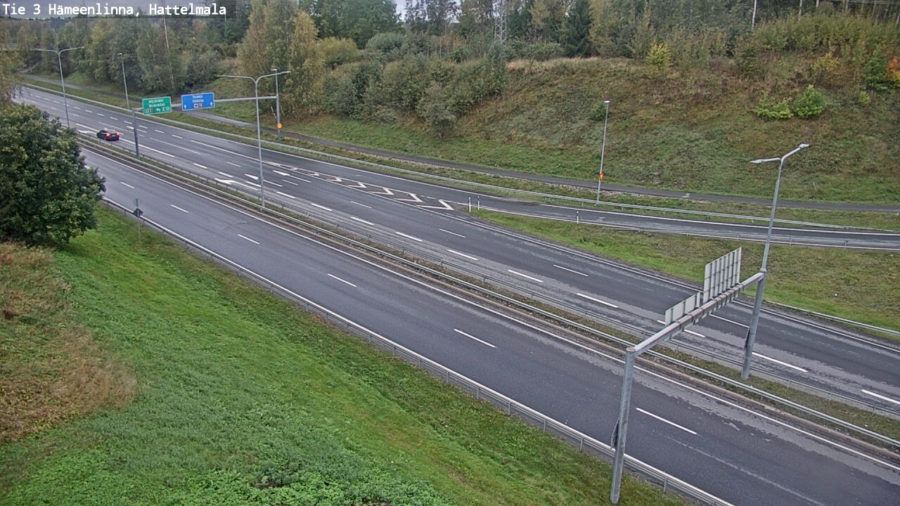Weather Camera Image Road 3 Hämeenlinna, Hattelmala, Hämeenlinna, Kanta-Häme