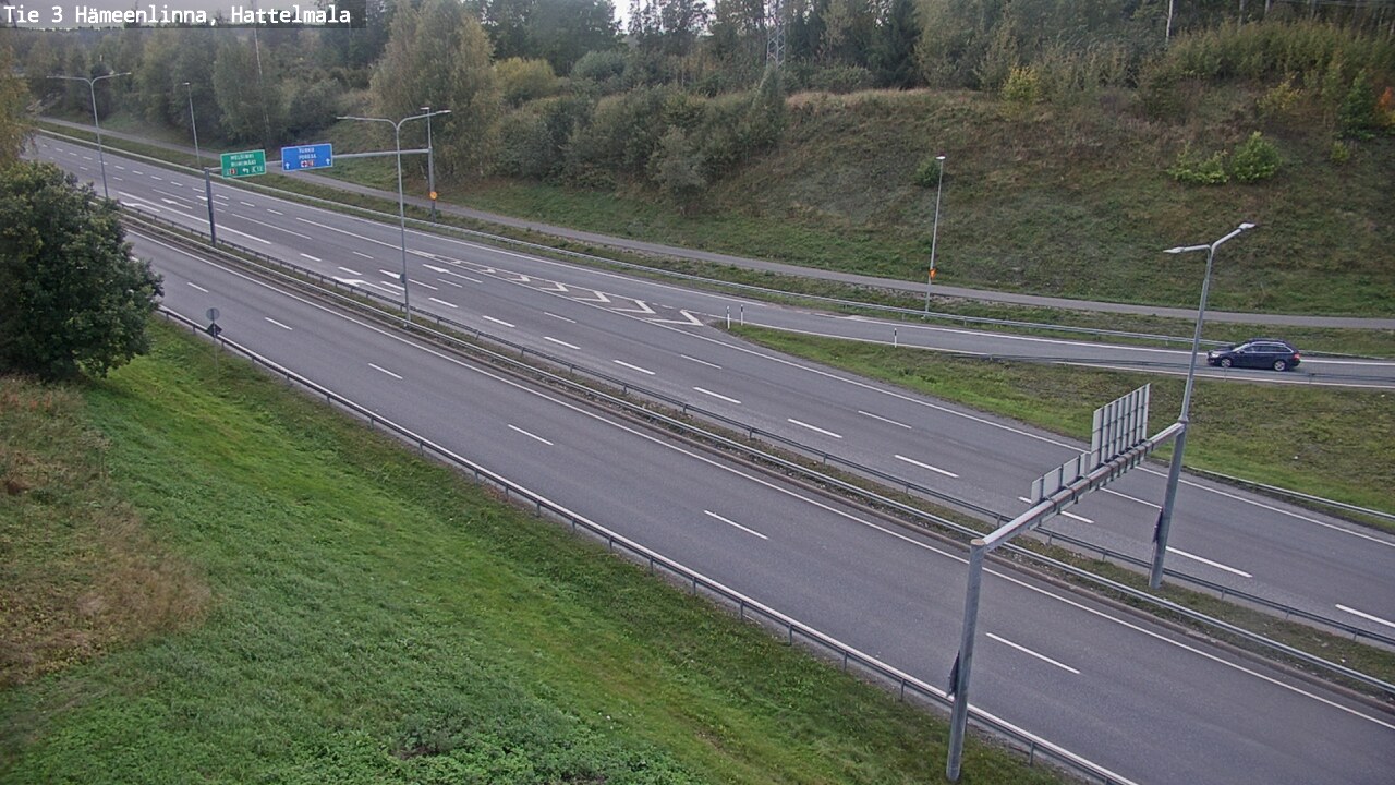 Weather Camera Image Road 3 Hämeenlinna, Hattelmala, Hämeenlinna, Kanta-Häme