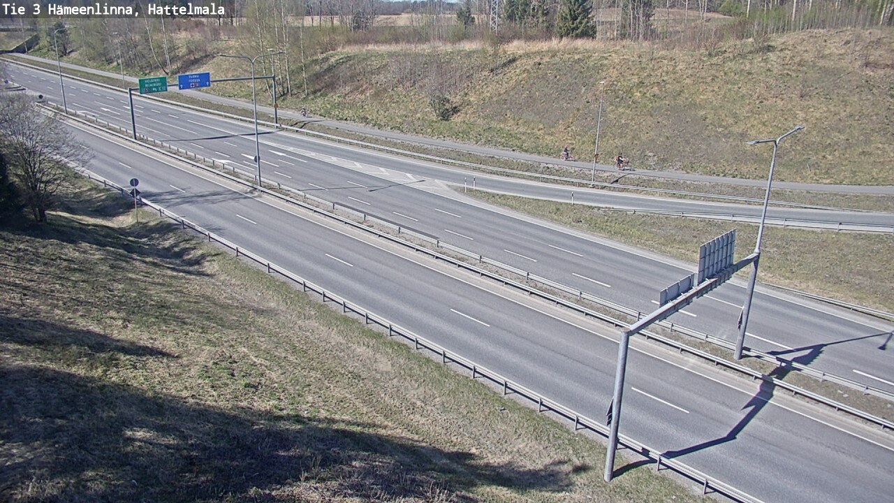 Kelikamerat Kuva Tie 3 Hämeenlinna, Hattelmala, Hämeenlinna, Kanta-Häme