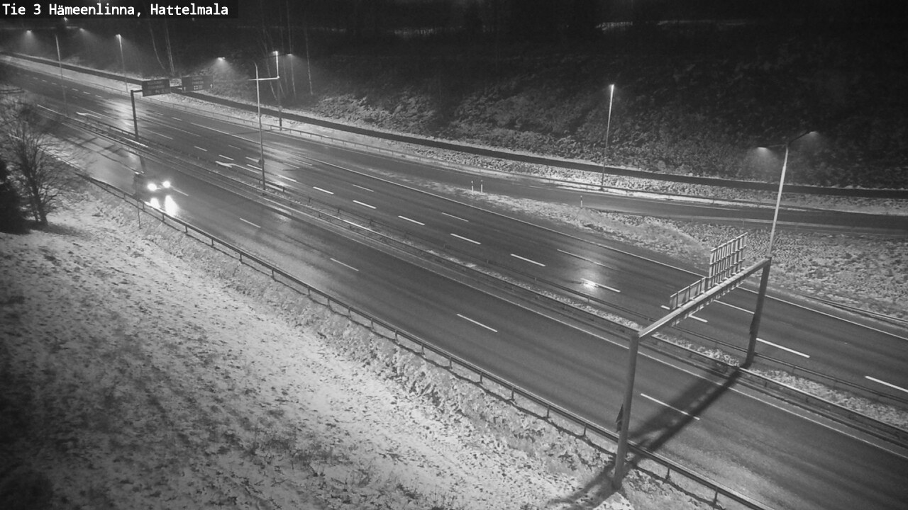 Weather Camera Image Väg 3 Tavastehus, Hattelmala, Hämeenlinna, Kanta-Häme