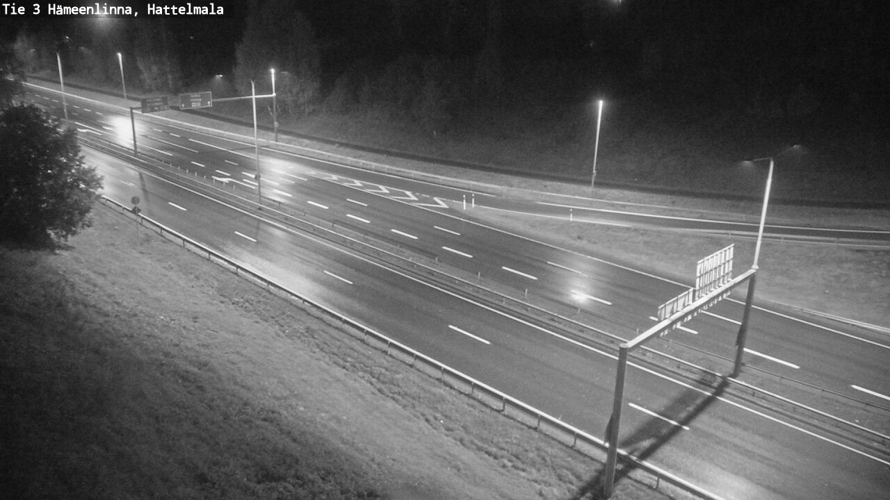 Weather Camera Image Road 3 Hämeenlinna, Hattelmala, Hämeenlinna, Kanta-Häme