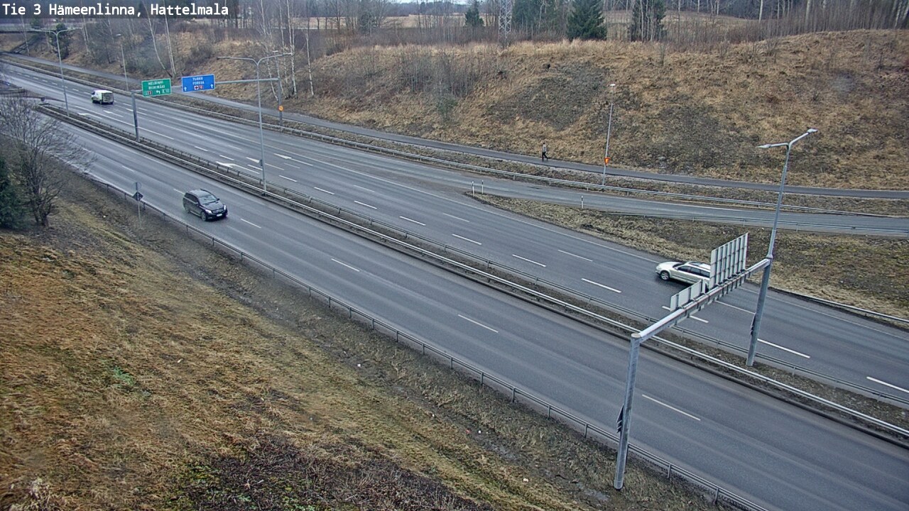 Weather Camera Image Väg 3 Tavastehus, Hattelmala, Hämeenlinna, Kanta-Häme