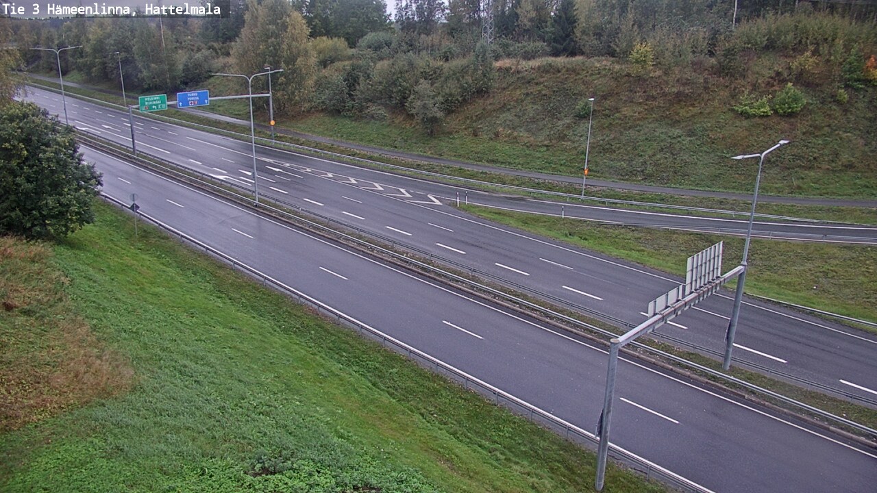 Weather Camera Image Väg 3 Tavastehus, Hattelmala, Hämeenlinna, Kanta-Häme