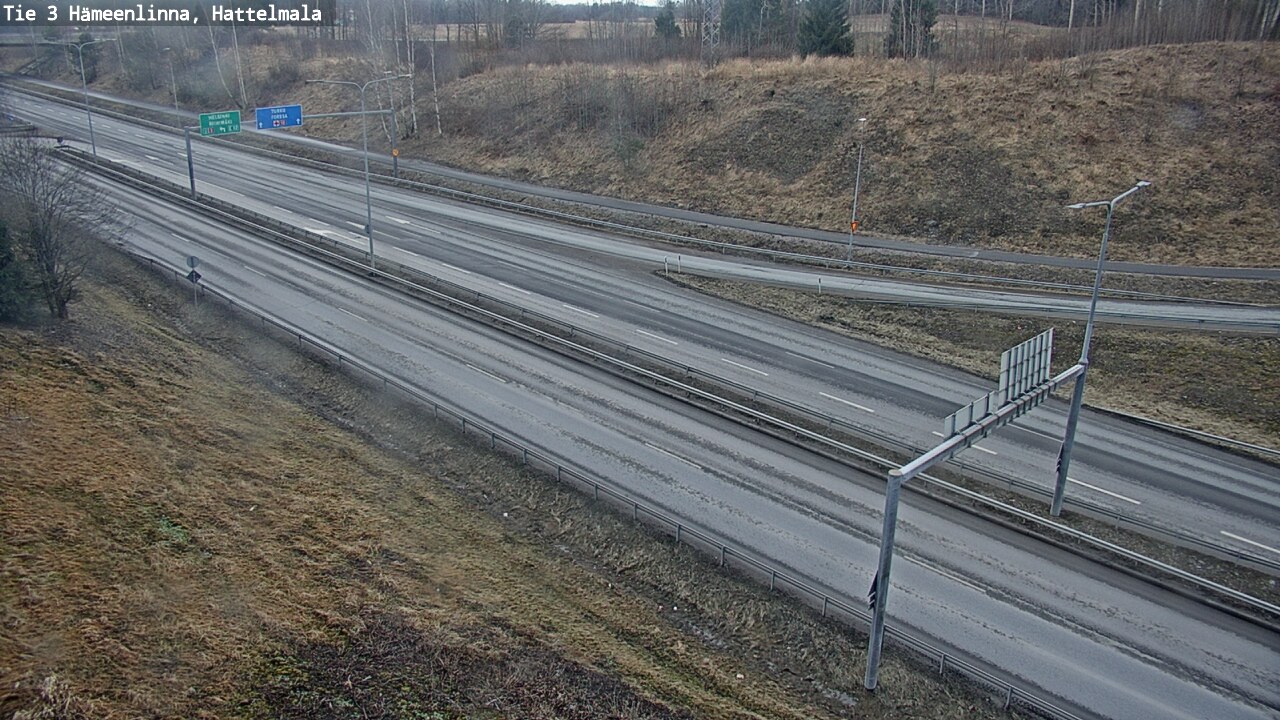 Weather Camera Image Väg 3 Tavastehus, Hattelmala, Hämeenlinna, Kanta-Häme