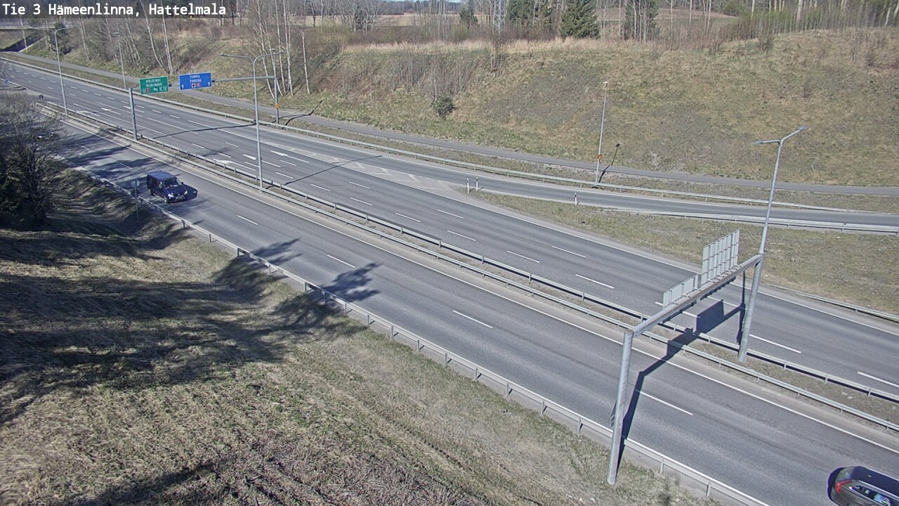 Weather Camera Image Road 3 Hämeenlinna, Hattelmala, Hämeenlinna, Kanta-Häme