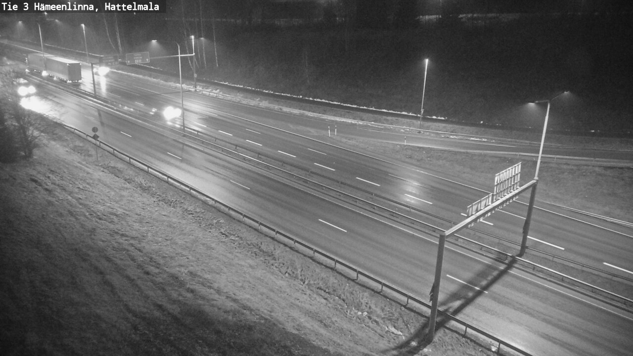 Weather Camera Image Road 3 Hämeenlinna, Hattelmala, Hämeenlinna, Kanta-Häme