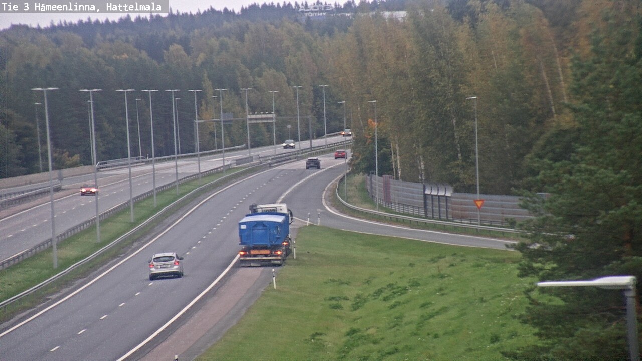Weather Camera Image Road 3 Hämeenlinna, Hattelmala, Hämeenlinna, Kanta-Häme