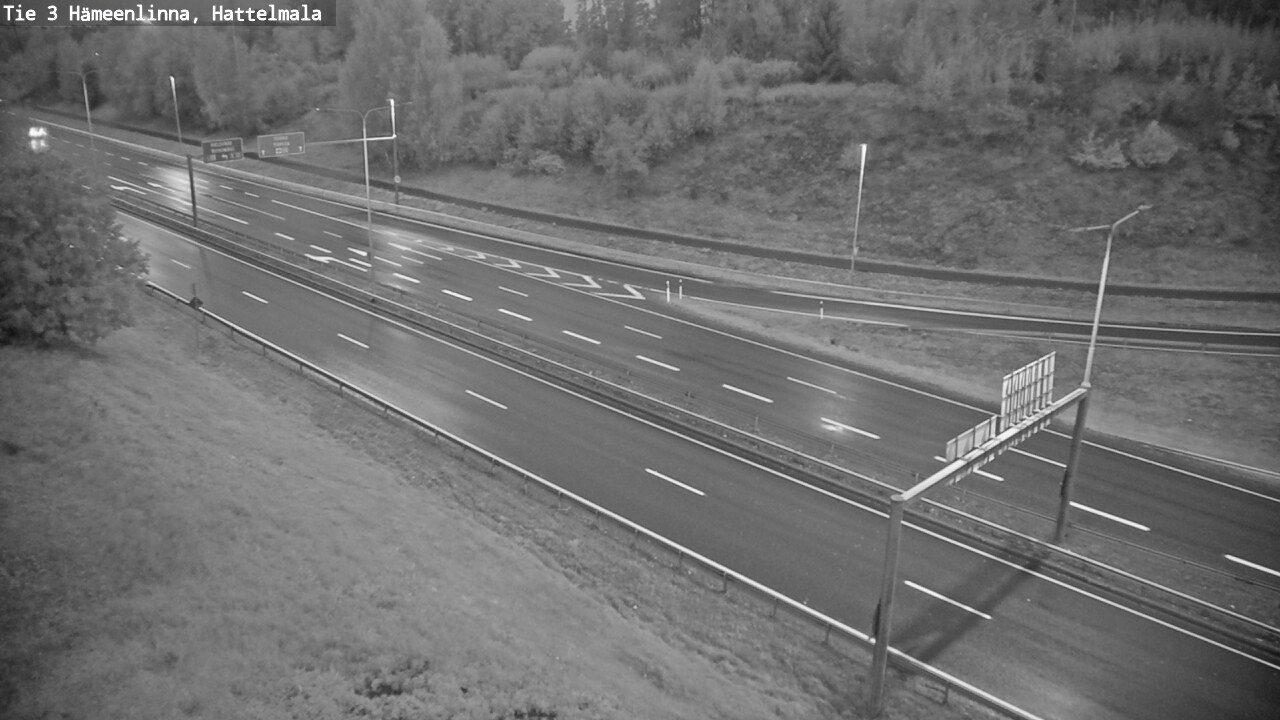 Weather Camera Image Road 3 Hämeenlinna, Hattelmala, Hämeenlinna, Kanta-Häme