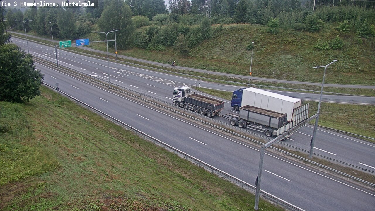 Weather Camera Image Road 3 Hämeenlinna, Hattelmala, Hämeenlinna, Kanta-Häme