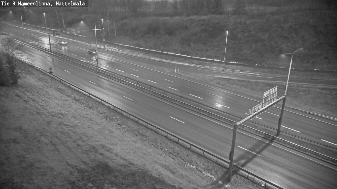Weather Camera Image Road 3 Hämeenlinna, Hattelmala, Hämeenlinna, Kanta-Häme