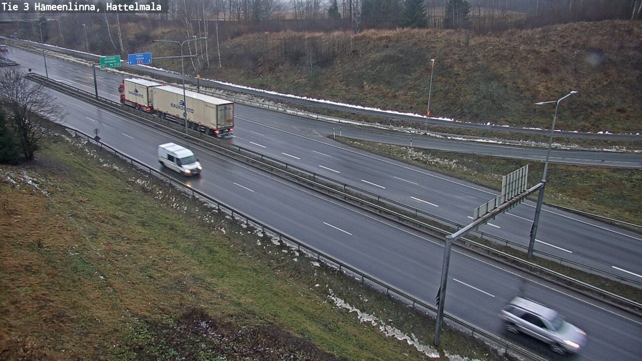 Weather Camera Image Väg 3 Tavastehus, Hattelmala, Hämeenlinna, Kanta-Häme