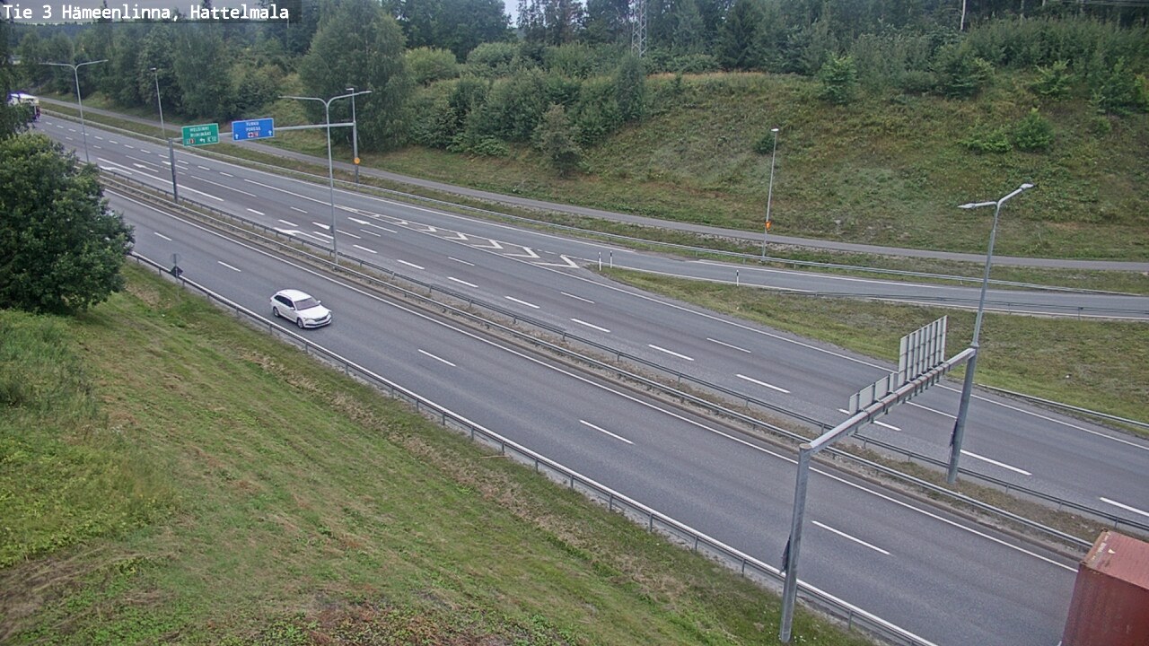 Weather Camera Image Road 3 Hämeenlinna, Hattelmala, Hämeenlinna, Kanta-Häme