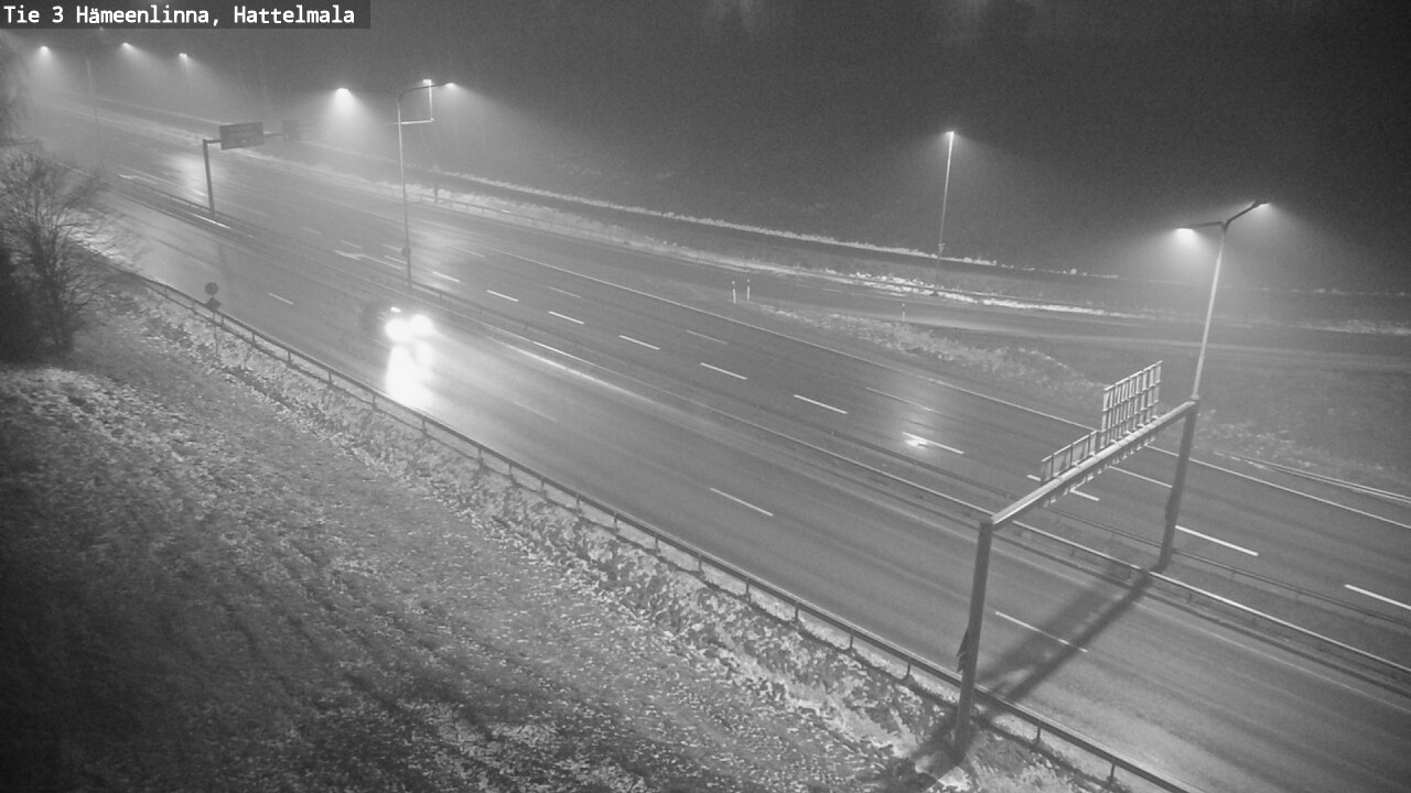 Weather Camera Image Väg 3 Tavastehus, Hattelmala, Hämeenlinna, Kanta-Häme