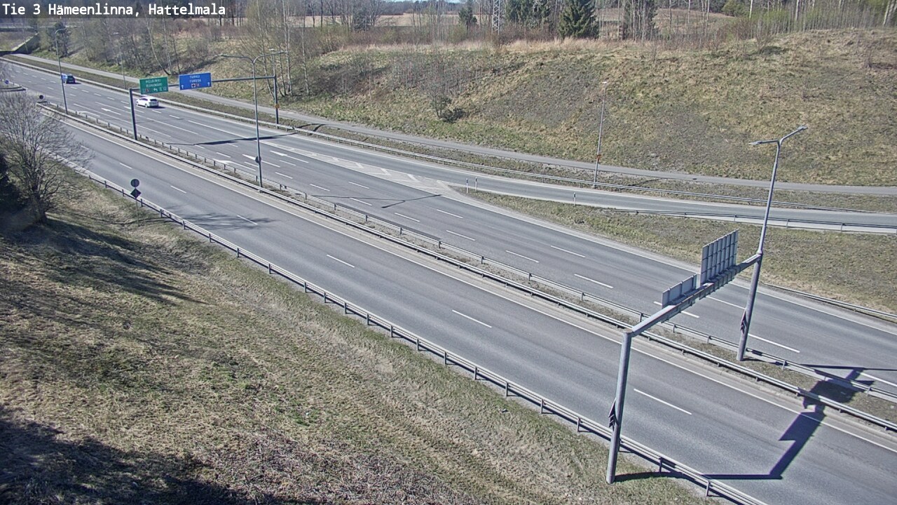 Weather Camera Image Road 3 Hämeenlinna, Hattelmala, Hämeenlinna, Kanta-Häme