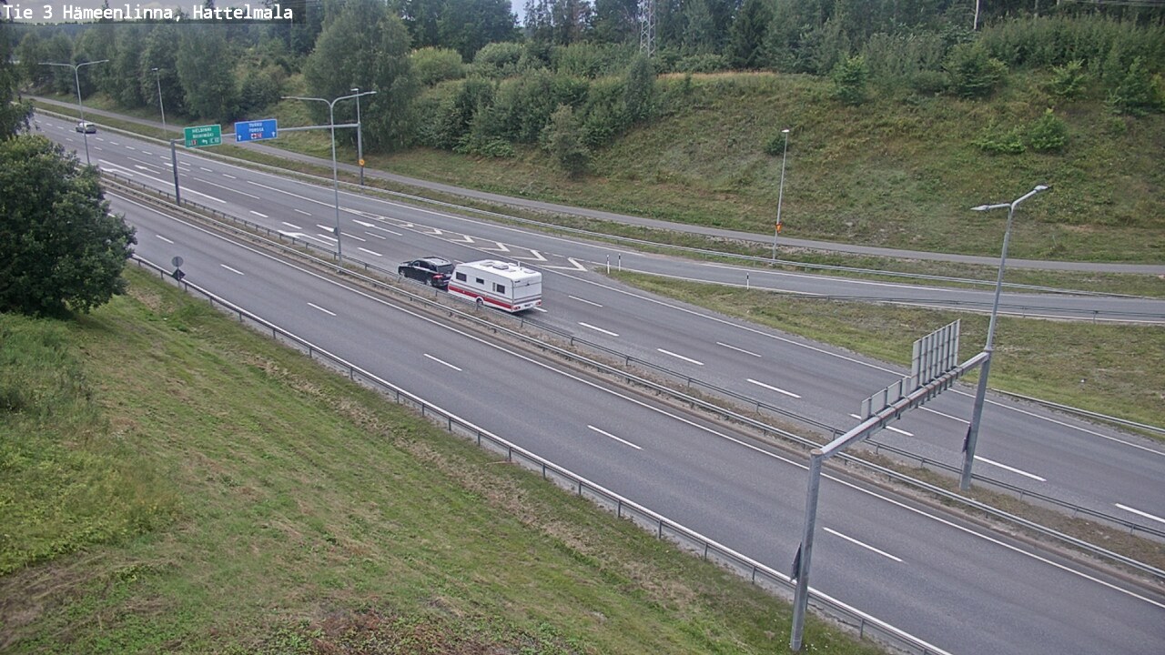 Weather Camera Image Road 3 Hämeenlinna, Hattelmala, Hämeenlinna, Kanta-Häme