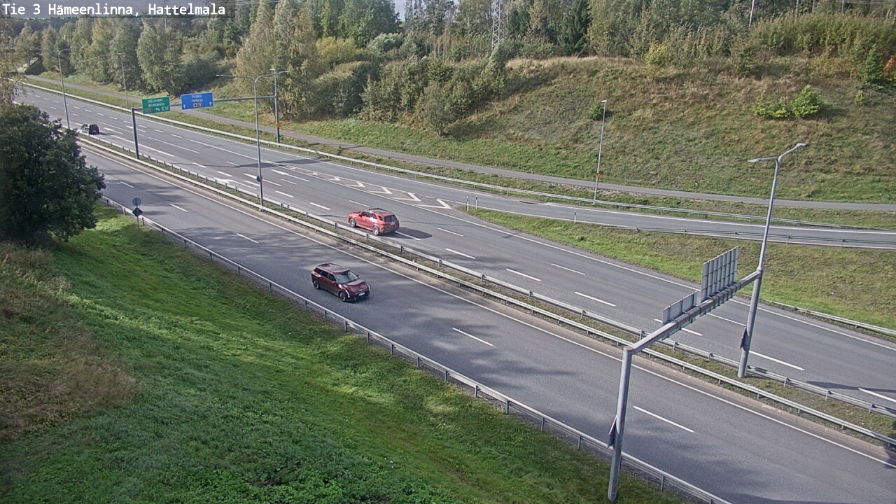 Weather Camera Image Road 3 Hämeenlinna, Hattelmala, Hämeenlinna, Kanta-Häme